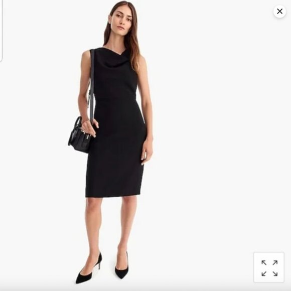 J. Crew 365 Red Cocktail Dress, Size 10 Tall - Picture 13 of 14